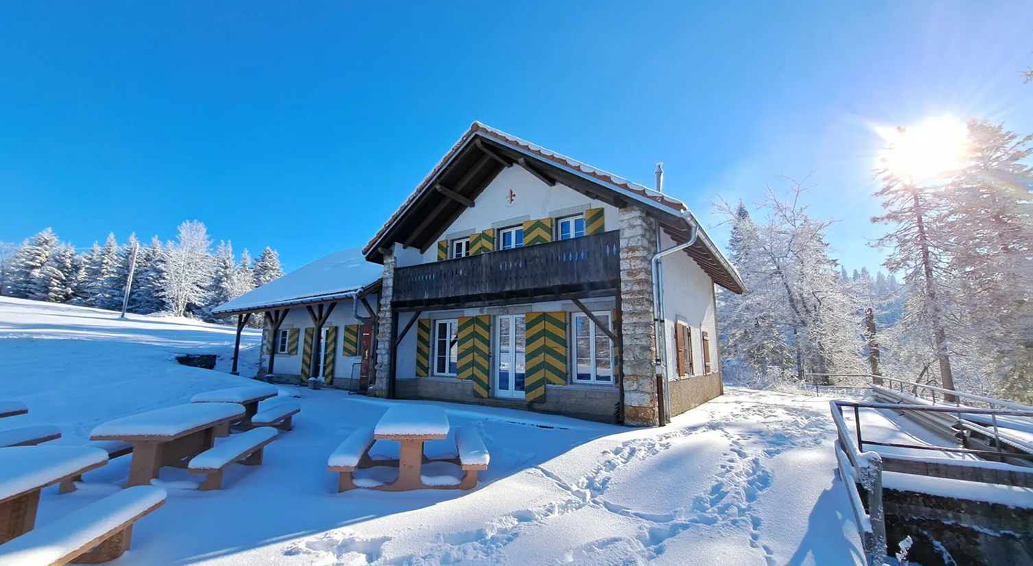 Scoutisme Neuchatel - location chalet en hiver